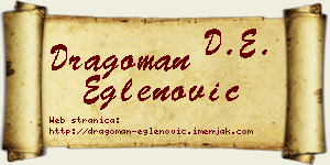 Dragoman Eglenović vizit kartica
